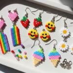 20 Trendy Perler Bead Earrings Ideas for Colorful DIY Jewelry