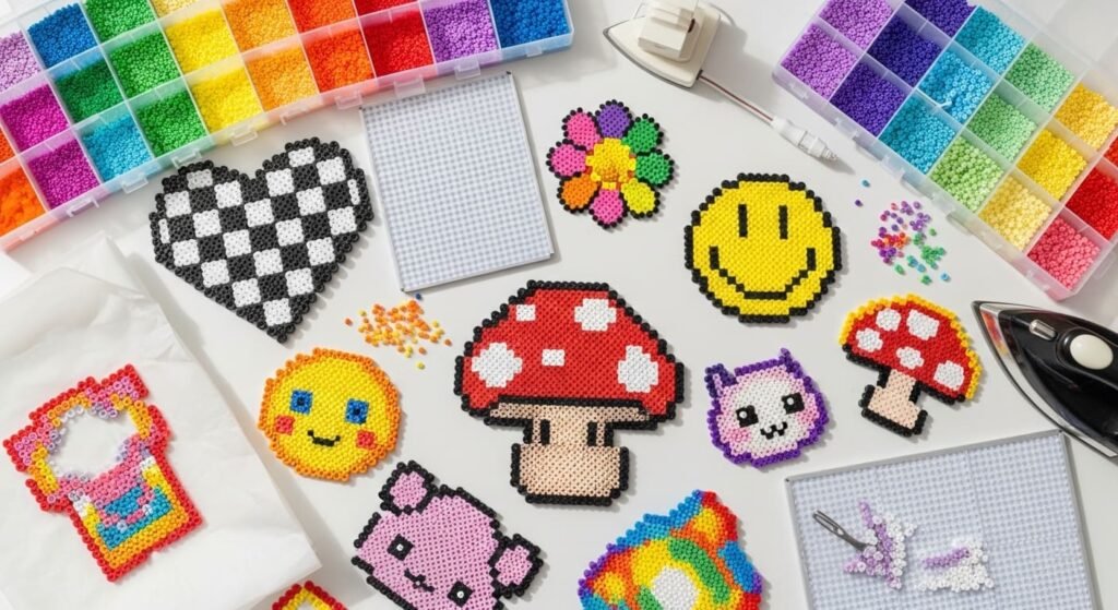 22 Trendy Perler Bead Patterns for Colorful DIY Inspiration