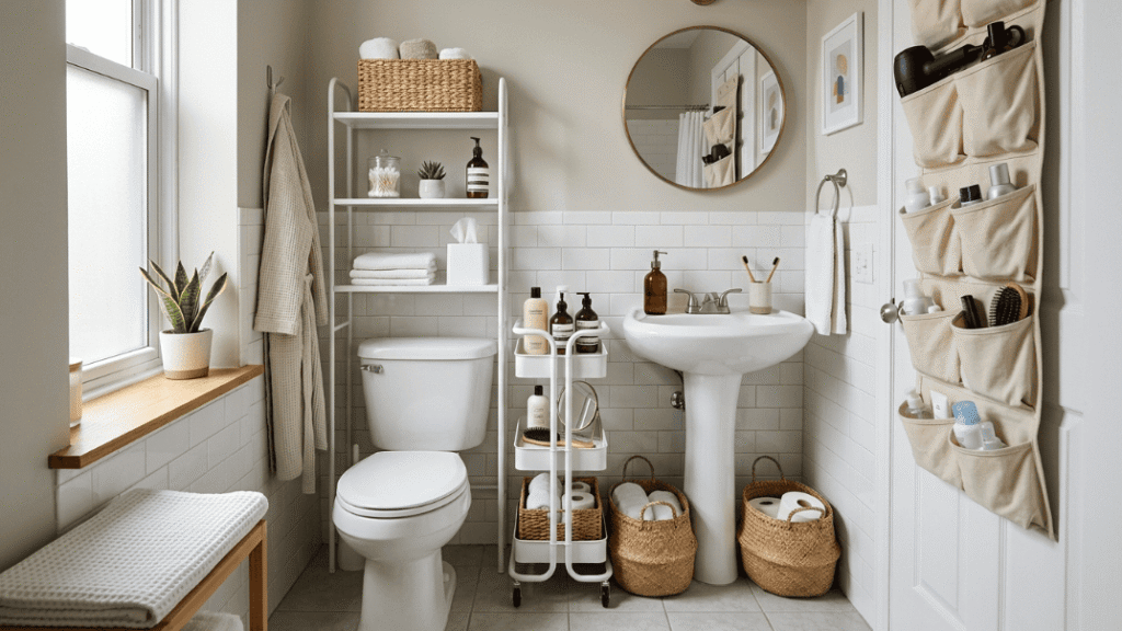 22 Budget-Friendly Apartment Bathroom Storage Ideas for Renter-Friendly Organization