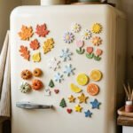 22 Cozy Seasonal Clay Magnet Ideas to Decorate Your Fridge All Year Long