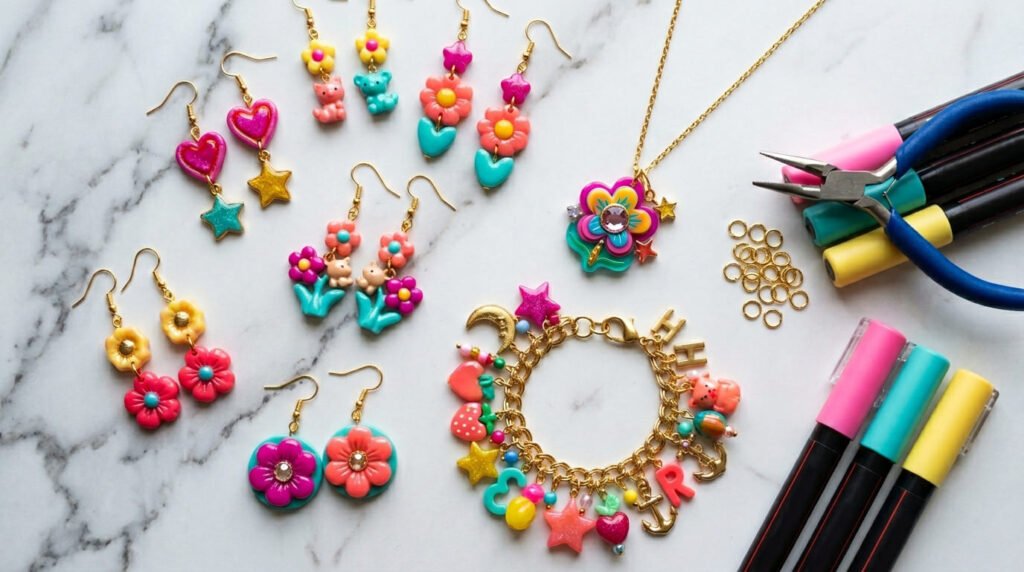 23 Stunning Shrinky Dink Jewelry Ideas You Can Make in Minutes