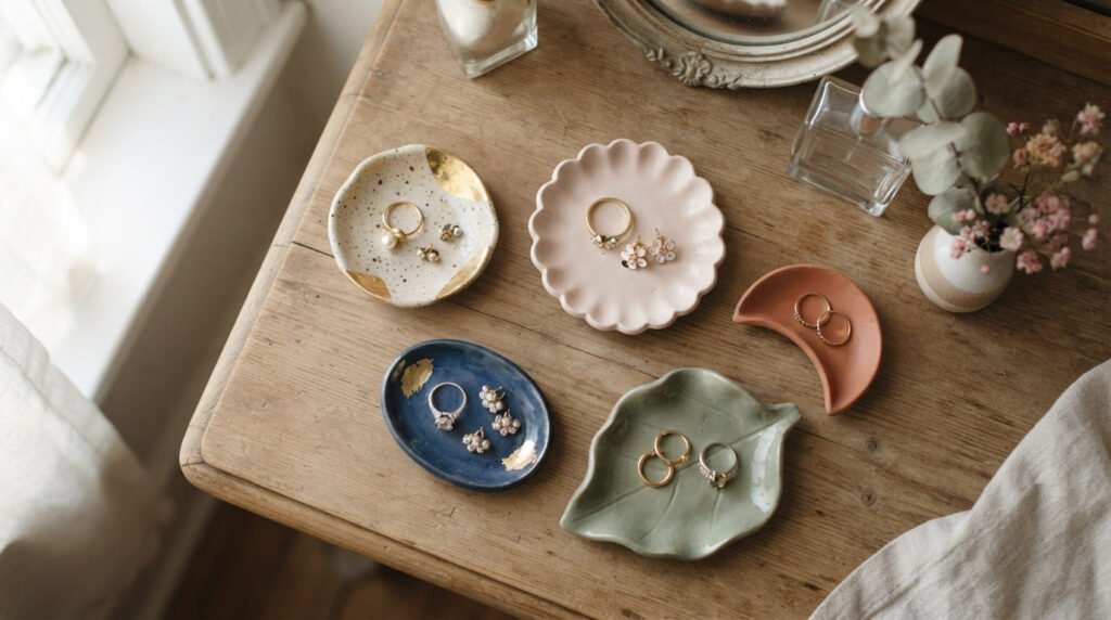 22 Aesthetic Clay Trinket Dishes for Your Vanity
