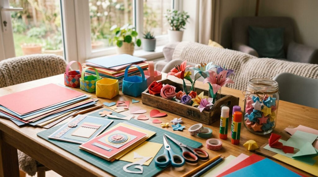 25 Easy easy paper crafts for Fun Creative Weekends