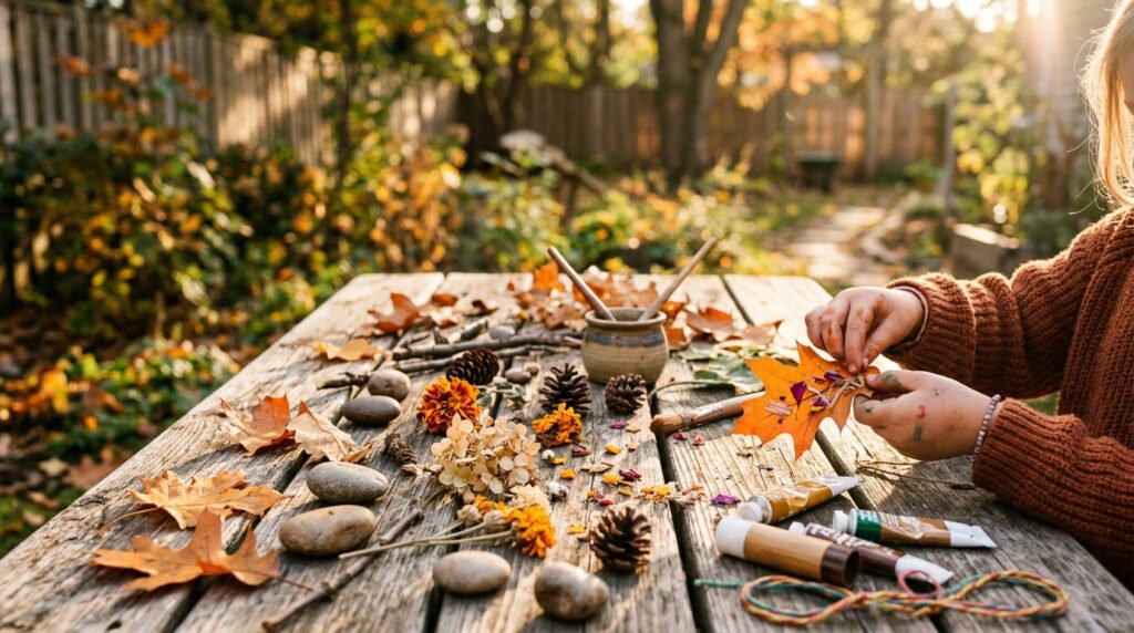 24 Magical nature crafts for kids for Outdoor Creativity
